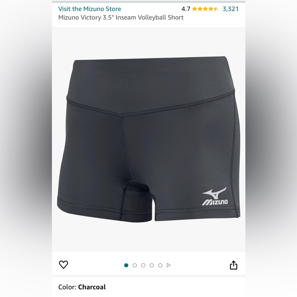 Women’s Mizuno Volleyball shorts